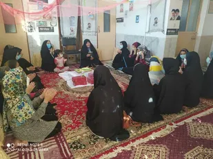 برگزاری جشن عفاف و حجاب در پایگاه ام البنین شاه جهان آباد میبد