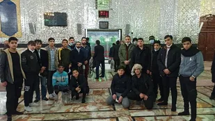 بسیجیان پیشوا به زیارت حضرت عبدالعظیم الحسنی(ع) رفتند