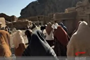 هنرنمایی بسیجیان حوزه شهیده نسرین افضل در فیلم سینمایی حضرت معصومه (س)