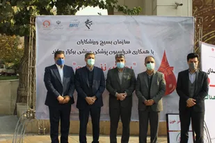 حرکت پهلوانانه جامعه ورزش با اهدای خون