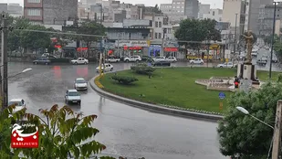 باران در راه اردبیل