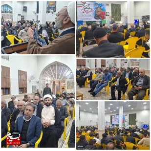 برگزاری مراسم پرشور و حماسه&zwnj;ای ۹ دی در شهر ترکالکی