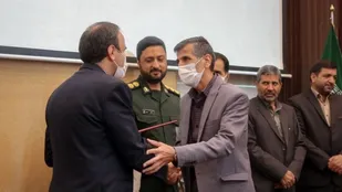 آئین تکریم و معارفه مدیر آموزش و پرورش شهرستان برخوار+تصاویر
