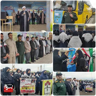 اعزام دانش آموزان لالی به اردوی راهیان نور