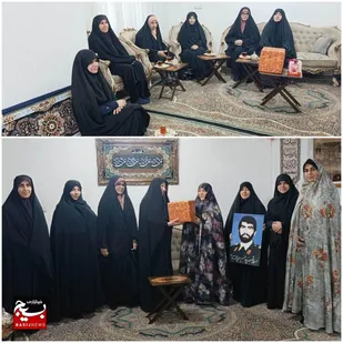 دیدار جمعی از بسیجیان خواهر شریف آباد با خانواده شهید سردار حسینعلی محمدی