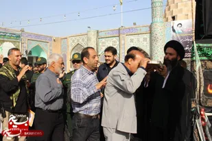 اعزام کاروان زائران از شهرستان شوش به حرم امام خمینی (ره)