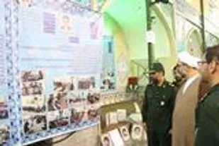 بازدید امام جمعه مهریز از نمایشگاه دستاورد&zwnj;های پایگاه اسوه شهرستان