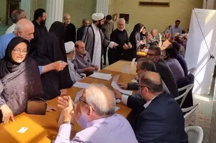 برگزاری میز خدمت راه و شهرسازی آذربایجان شرقی در مصلی تبریز