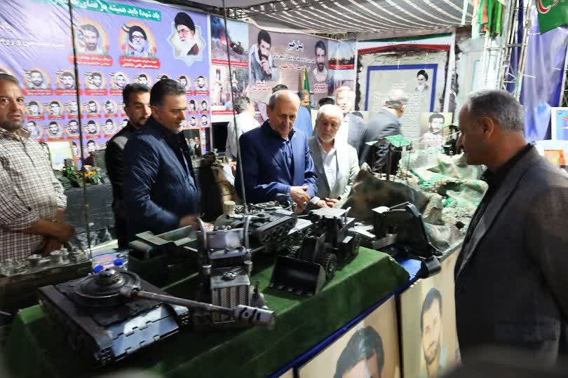 غرفه سازمان جهاد کشاورزی آذربایجان شرقی؛ روایتگر نقش جهادگران و سنگرسازان بی‌سنگر در دفاع مقدس است