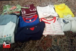 لباس نوزادی به خانواده های کم برخوردار در سرخه اهدا شد
