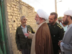 حضور امام جمعه شاهرود در محله اسلامی شهرک شهید بهشتی