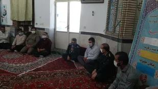 بازدید فرمانده سپاه شاهرود از پایگاه های محله مسجد محور شهرک امینیان+ تصاویر
