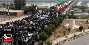 راهپیمایی مردم اهواز در یوم الله ۲۲ بهمن آغاز شد