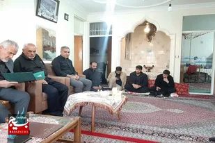 برگزاری محفل دیدار با خانواده شهید &laquo;پیشخورد&raquo; در بهار