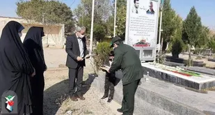 از فرزندان دانش&zwnj;آموز شهید الیاس چگینی تجلیل &zwnj;شد