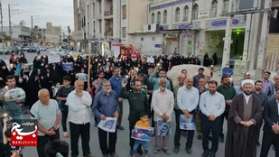 تجمع مردمی شهرستان دیلم در حمایت از مردم مظلوم غزه