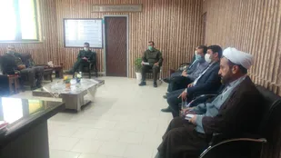 نشست هماهنگی اجرای برنامه های دهه کرامت سپاه شاهرود برگزار شد