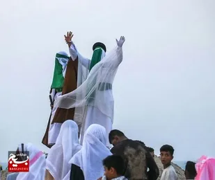بازسازی واقعه غدیر در قشم