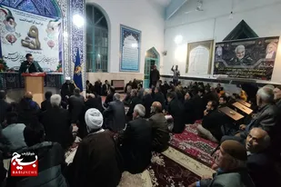 برگزاری مراسم گرامیداشت ۹ دی و سالروز شهادت شهید سلیمانی در روستای توانه