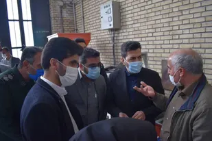 بازدید مسئولین کلینیک صنعت یار بسیج از کارخانه مهدیار پلاست شاهرود