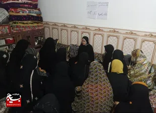 دیدار اعضای شورای پایگاه راضیه با فرمانده پایگاه