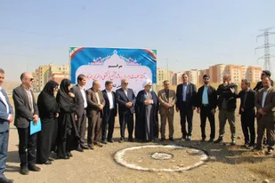 کلنگ احداث کتابخانه ۴۵ میلیارد تومانی &laquo;سپهر مهرگان&raquo; به زمین زده شد