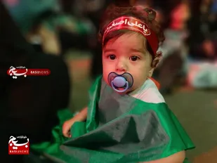 همنوایی شیرخوارگان چالوسی با سرباز کوچک کربلا