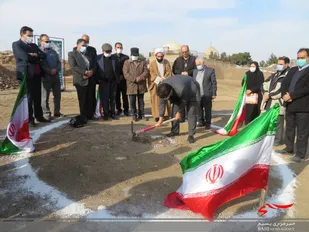 مراسم کلنگ زنی احداث میدان و بلوار باغ بهشت برگزار شد