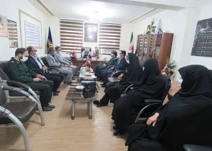 دیدار مدیریت و کارکنان آموزش و پرورش و شهرستان ایلام با فرمانده سپاه ناحیه ایلام