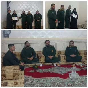 تجدید عهد با شهداء با حضور مسئول سازمان بسیج عشایری سپاه حضرت ولی عصر(عج) خوزستان و جانشین فرماندهی ناحیه هویزه