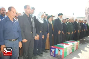 اقامه نماز نماینده ولی فقیه در خوزستان بر پیکر شهید مدافع وطن شوش