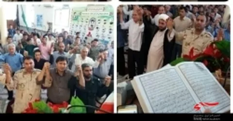 برگزاری جشن عید غدیر خم و مراسم عقد اخوت در شهر مرزی اصلاندوز مغان