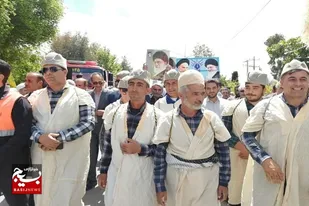 خروش مردم روزه دار و ولایتمدار شهرستان ارسنجان در راهپیمایی روز جهانی قدس