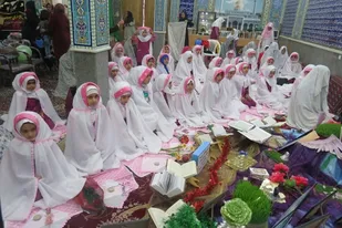 جشن تکلیف دختران در سامان