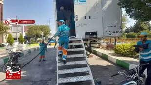 نصب ۴۶۱ سرویس بهداشتی سیار برای خدمت&zwnj;رسانی به زائران مراسم تشییع رهبر شهید در مشهد