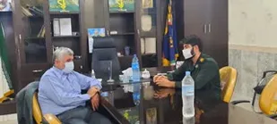 دیدار نماینده شهرستان&zwnj;در مجلس با فرمانده سپاه لالی