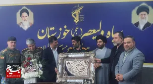 دیدار و قدردانی شورای تامین شهرستان مسجدسلیمان از فرمانده ناحیه مقاومت بسیج شهرستان مسجدسلیمان