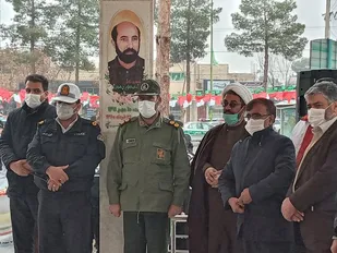 برگزاری مراسم دهه فجر انقلاب اسلامی با حضور مسئولین شهرستان برخوار