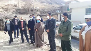 افتتاح یک باب واحد مسکونی مددجویی کمیته امداد در روستای گیتری شهرستان کوهبنان