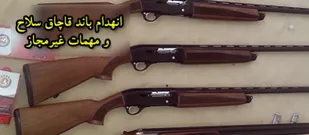 انهدام باند قاچاق سلاح توسط نیروهای امنیتی سپاه فجر فارس / تصویر