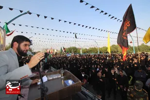 "اجتماع باشکوه قافله عزای پیامبر اعظم (س) در شهر اصفهان"
