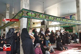 همایش شیرخوارگان حسینی در سامن برگزار شد