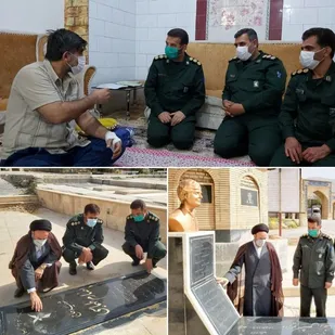 دیدار جانشین سپاه امیرالمؤمنین(ع) استان ایلام با دو جانباز سرافراز دهلرانی
