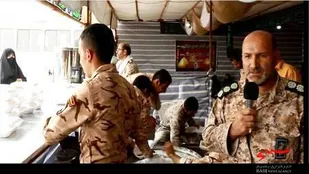 خدمت رسانی رزمندگان تیپ44 قمربنی هاشم(ع) در موکب امام حسن (ع)