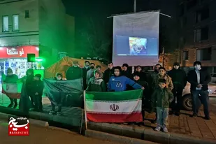 برپایی ایستگاه صلواتی توسط بسیجیان پایگاه احمدیه همدان