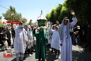 آئین حرکت نمادین طایفه بنی اسد در همدان
