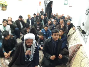 برگزاری دعا و توسل در منزل شهید عجم شهر کلاته خیج+عکس