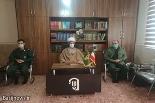 دیدار کارکنان سپاه قهاوند با امام جمعه این شهر