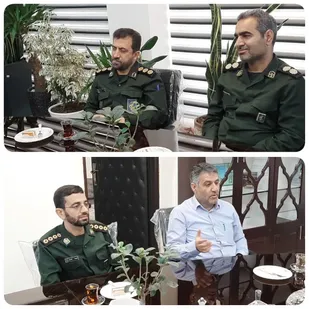 دیدار فرمانده سپاه پیشوا با سیدجمال محمدی به مناسبت روز شهردار