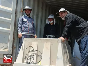 آماده سازی موکب امام حسن مجتبی(ع) استان البرز در کربلای معلی+تصاویر